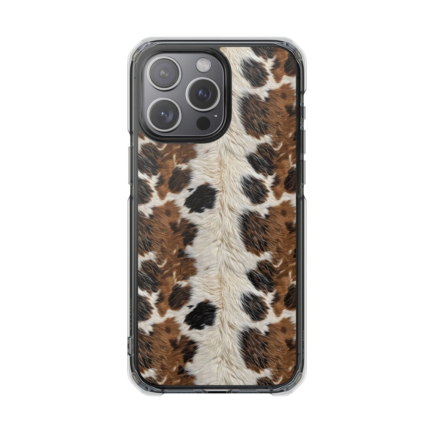 Cowhide Magnetic Clear Impact Cases
