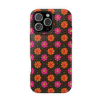 Ghost Retro Floral Magnetic Impact Phone Case
