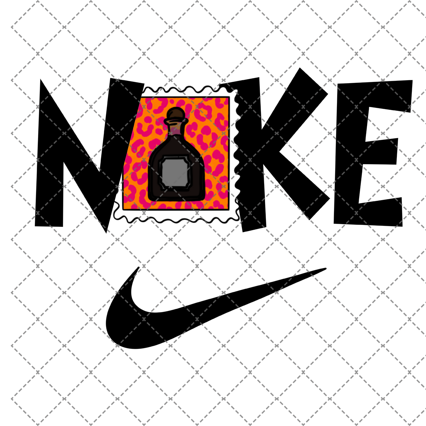 N*** Whiskey Stamp PNG