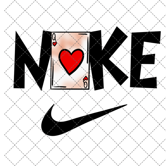 N*** Queen of hearts PNG