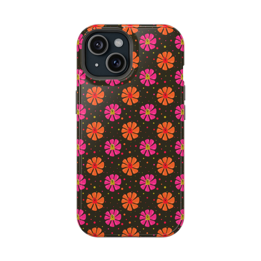 Ghost Retro Floral Magnetic Impact Phone Case