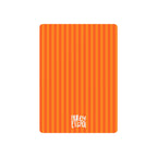 Orange Striped Poker Playing Cards