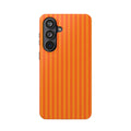 Orange Striped Magnetic Impact Phone Case