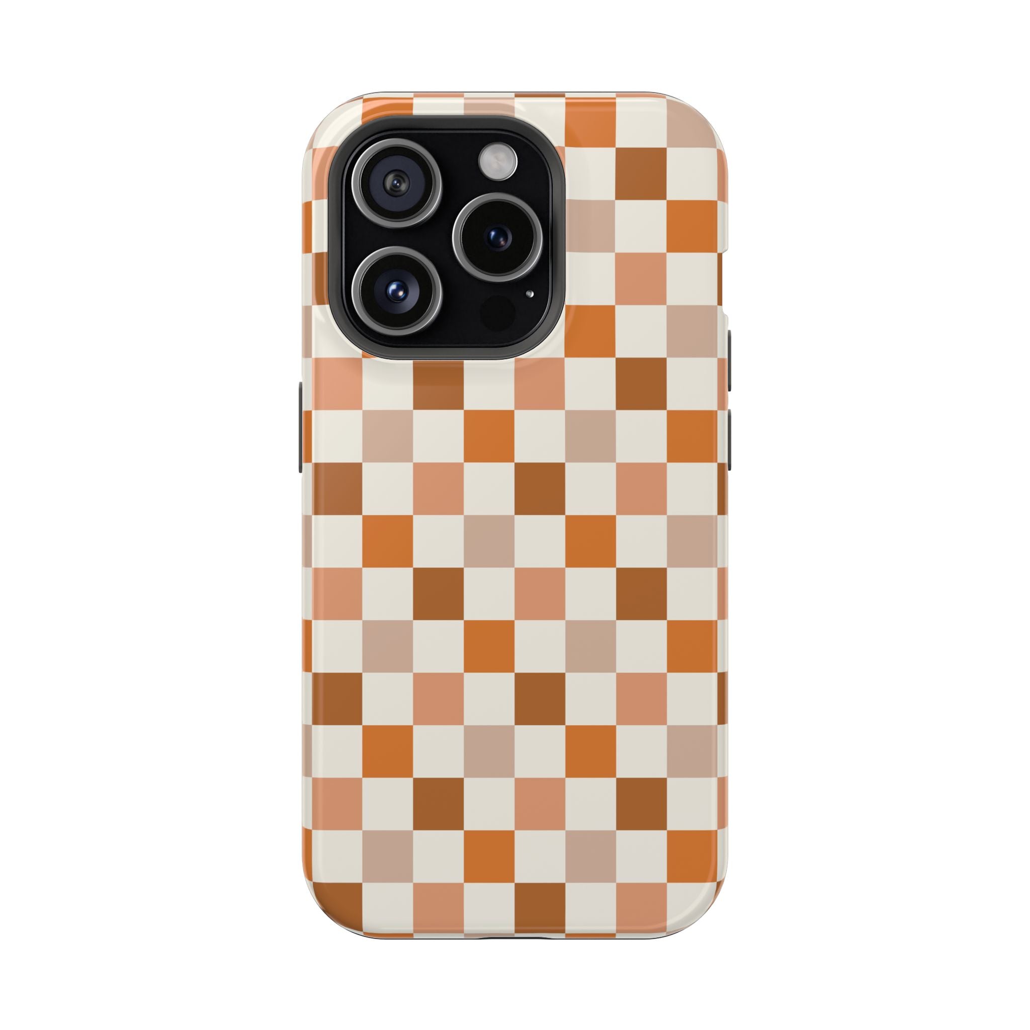 Retro Fall Checker MagSafe Impact Phone Case