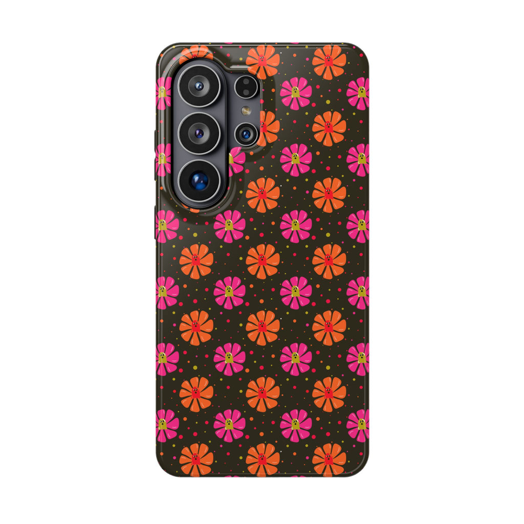 Ghost Retro Floral Magnetic Impact Phone Case