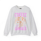 Coffee with My Ghouls Cute Halloween Ghost Coffee Design