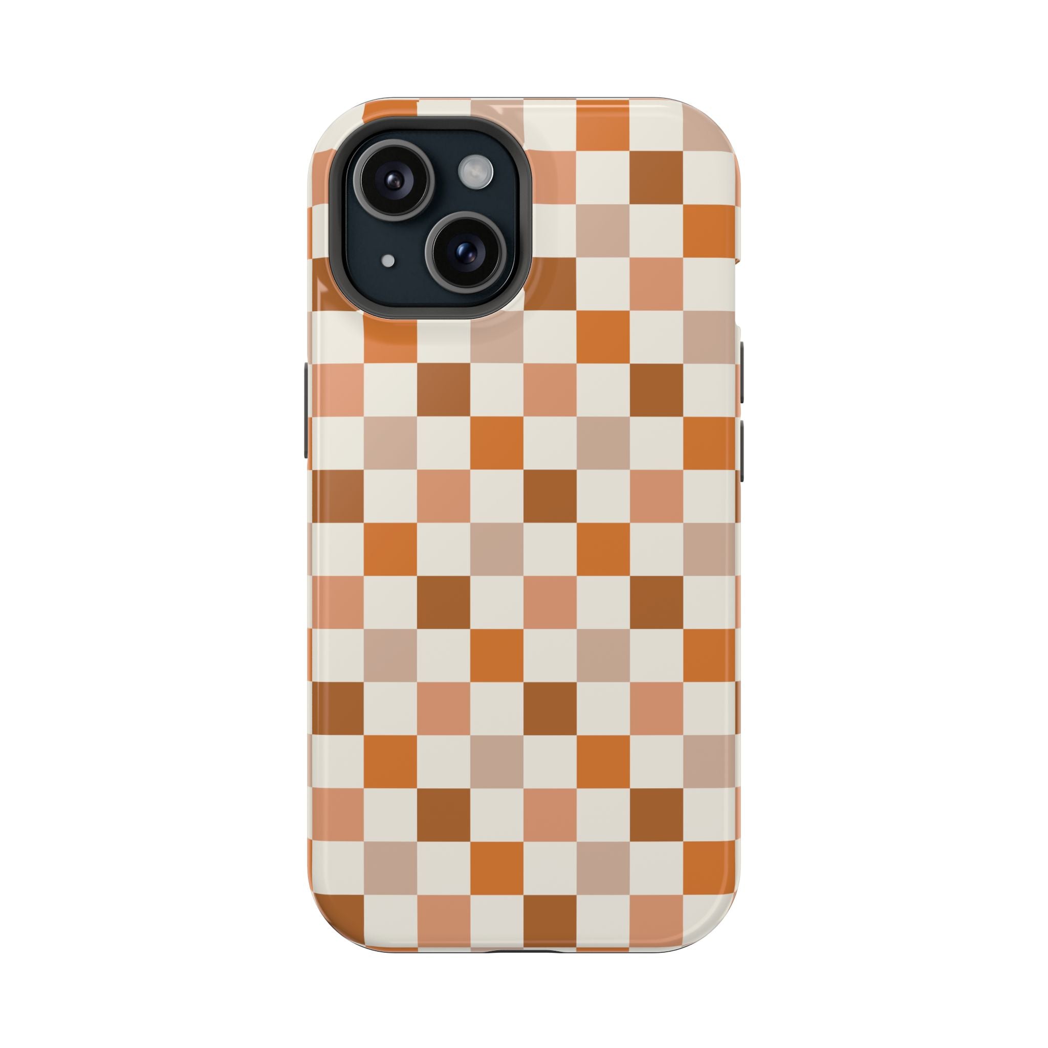 Retro Fall Checker MagSafe Impact Phone Case