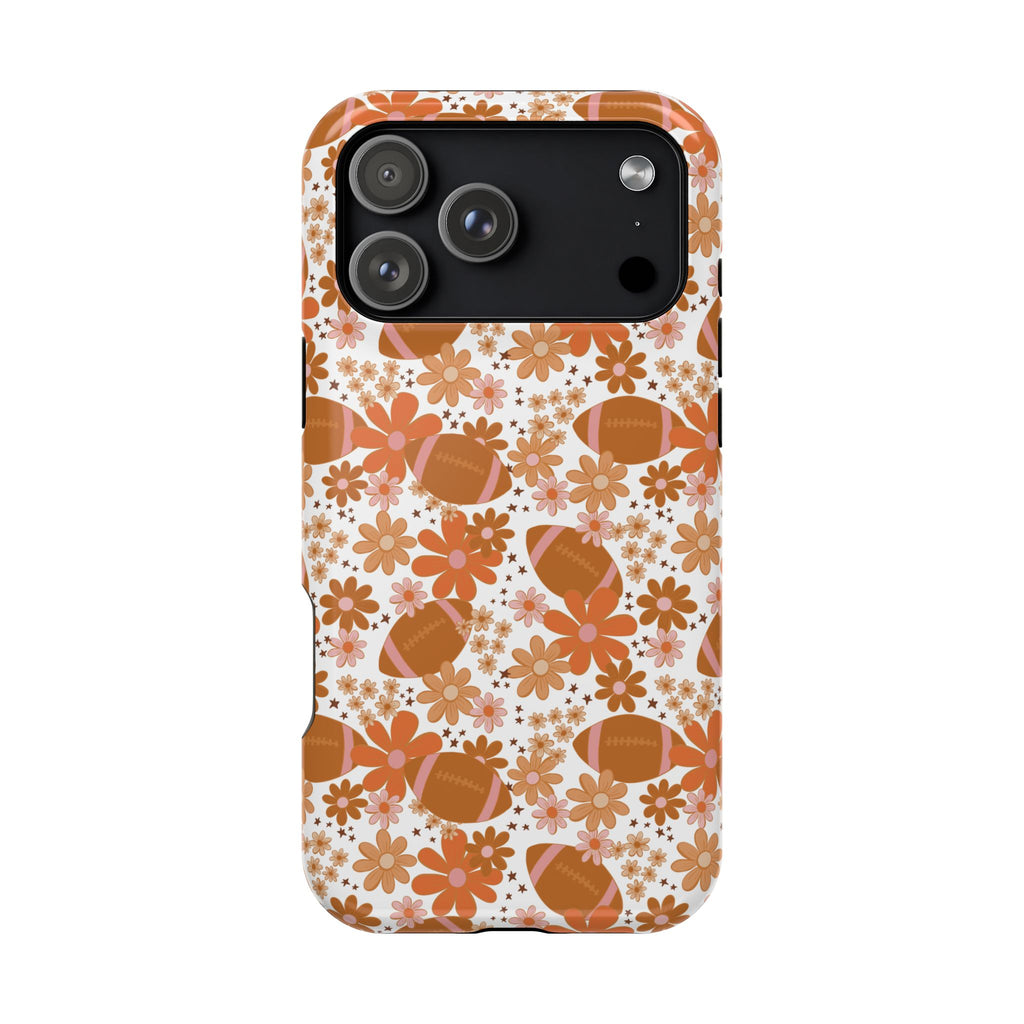 Floral Football Magnetic Impact Phone Case