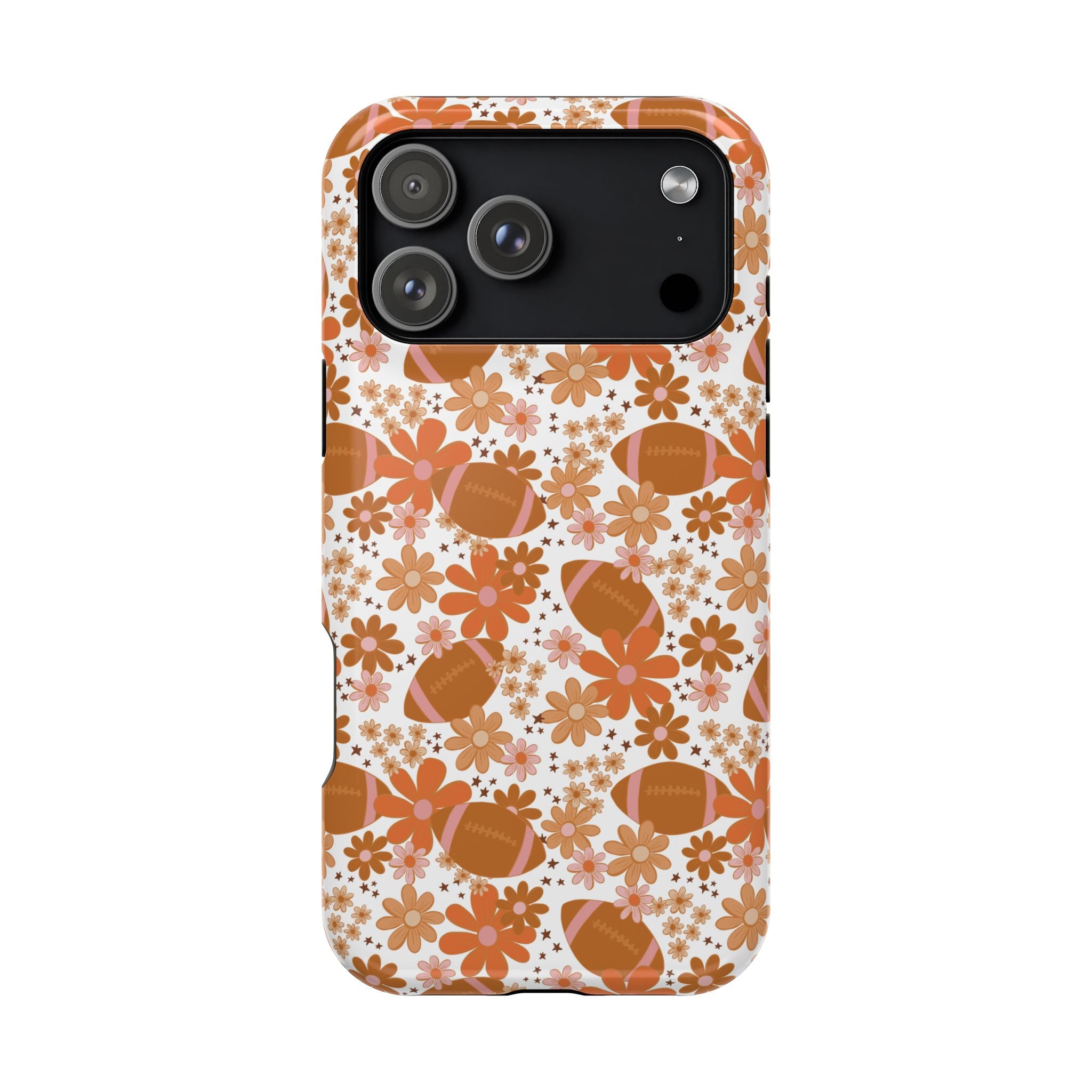 Floral Football Magnetic Impact Phone Case