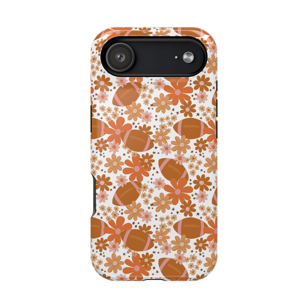 Floral Football Magnetic Impact Phone Case