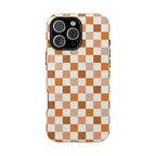 Retro Fall Checker MagSafe Impact Phone Case