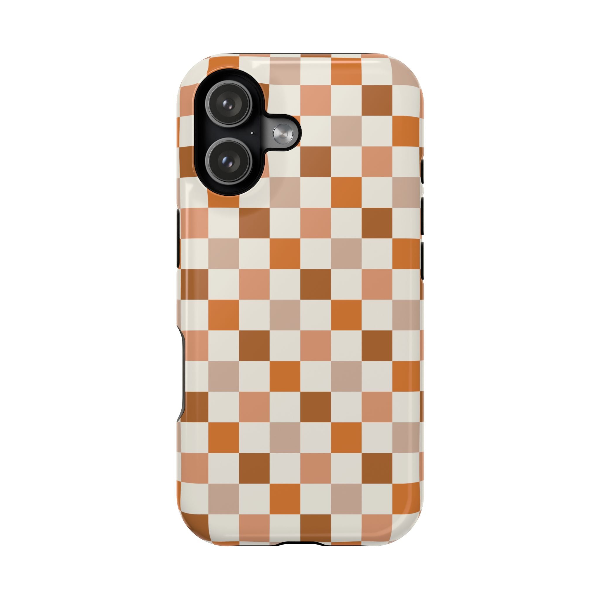 Retro Fall Checker MagSafe Impact Phone Case