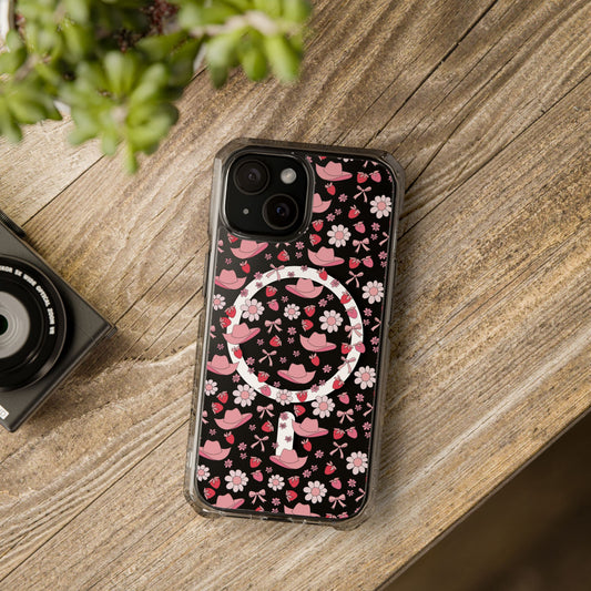 Coquette Cowgirl Magnetic Clear Impact Cases