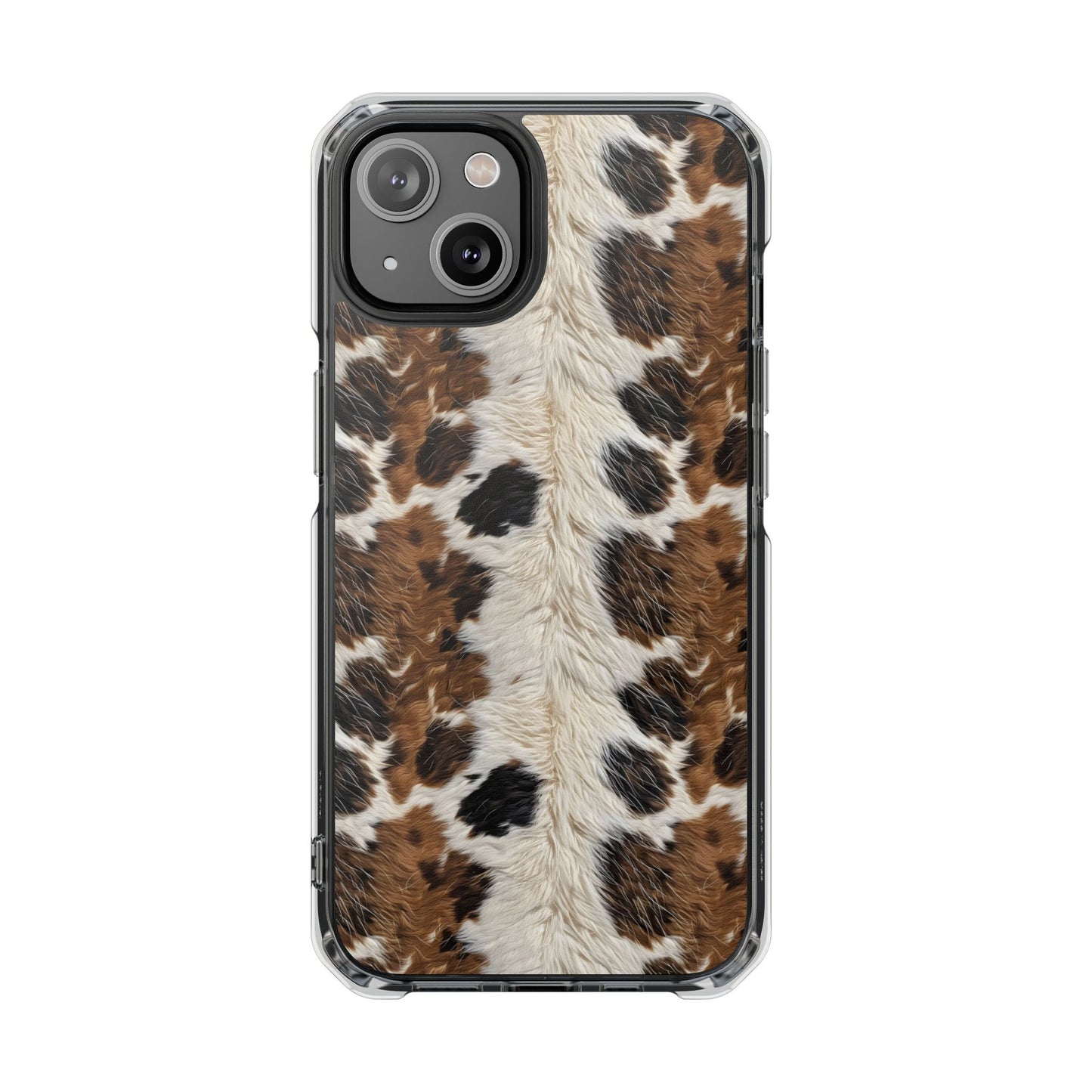 Cowhide Magnetic Clear Impact Cases