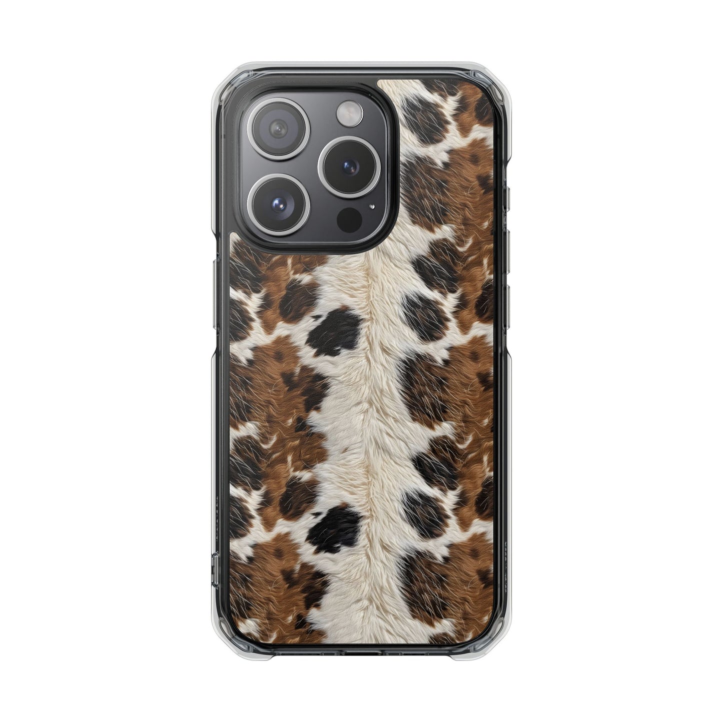 Cowhide Magnetic Clear Impact Cases