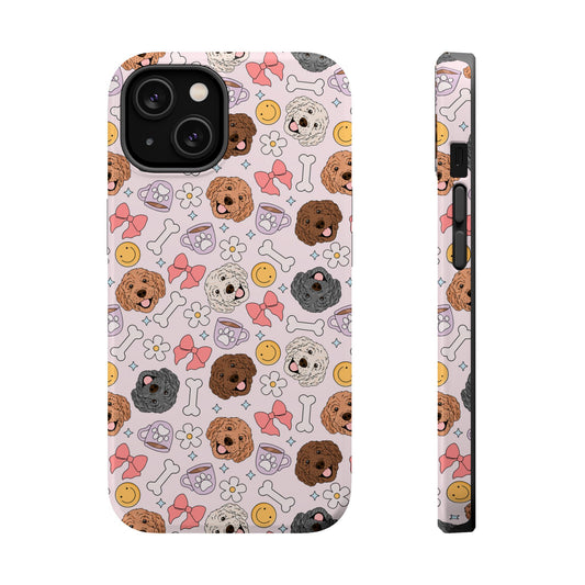 Pink Labradoodle Magsafe Phone case