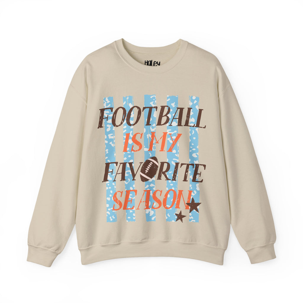 Football Is My Favorite Season Crewneck Sweatshirt