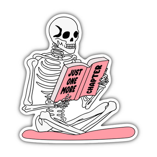 Just one more chapter sticker