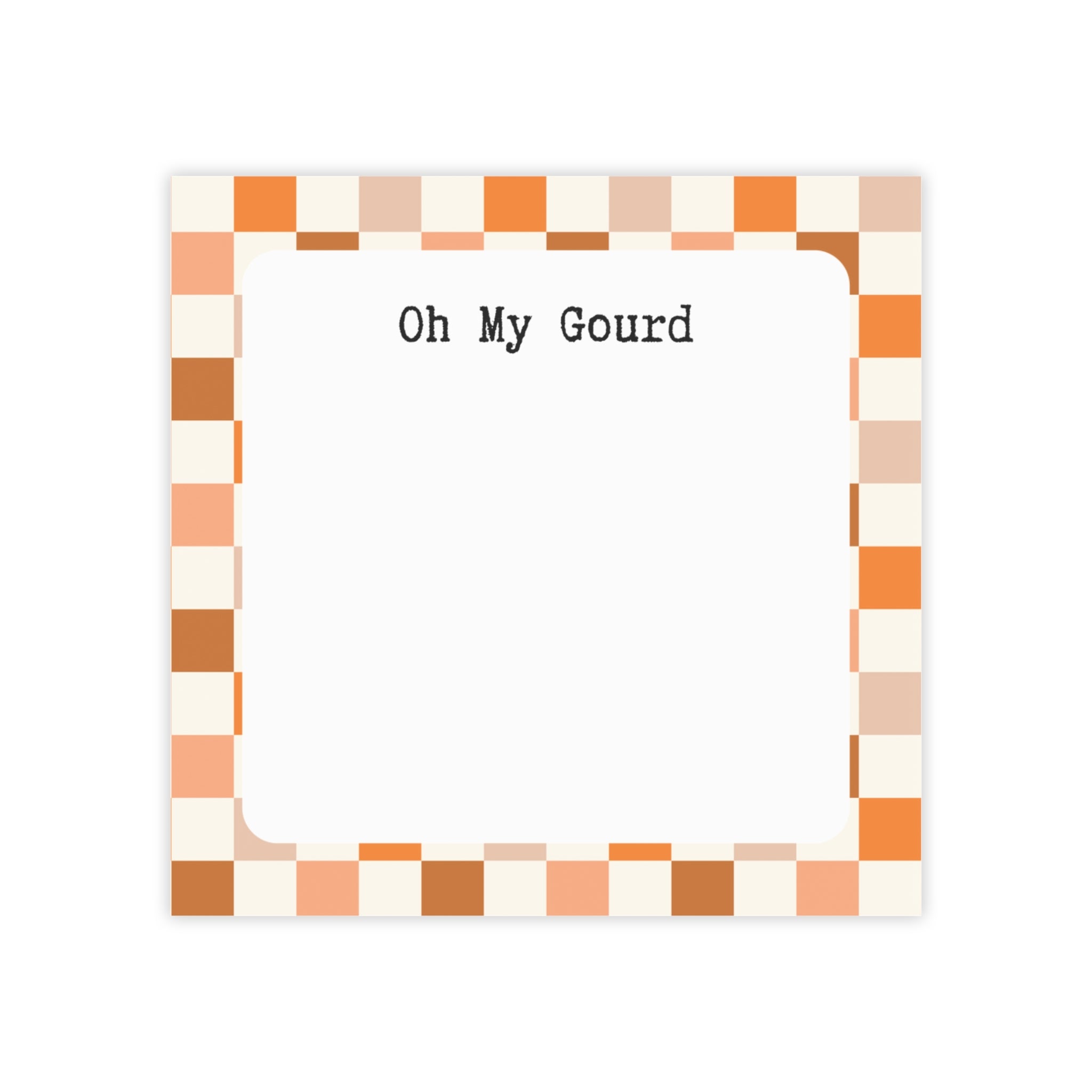 Oh My Gourd Post-it Note Pad