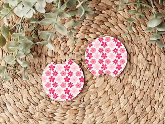 Botanical bloom Car Coasters - Oopsies