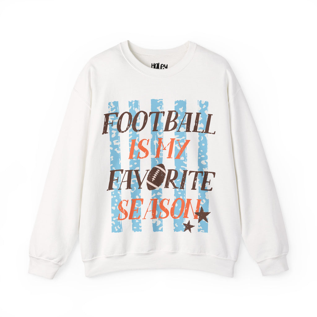 Football Is My Favorite Season Crewneck Sweatshirt