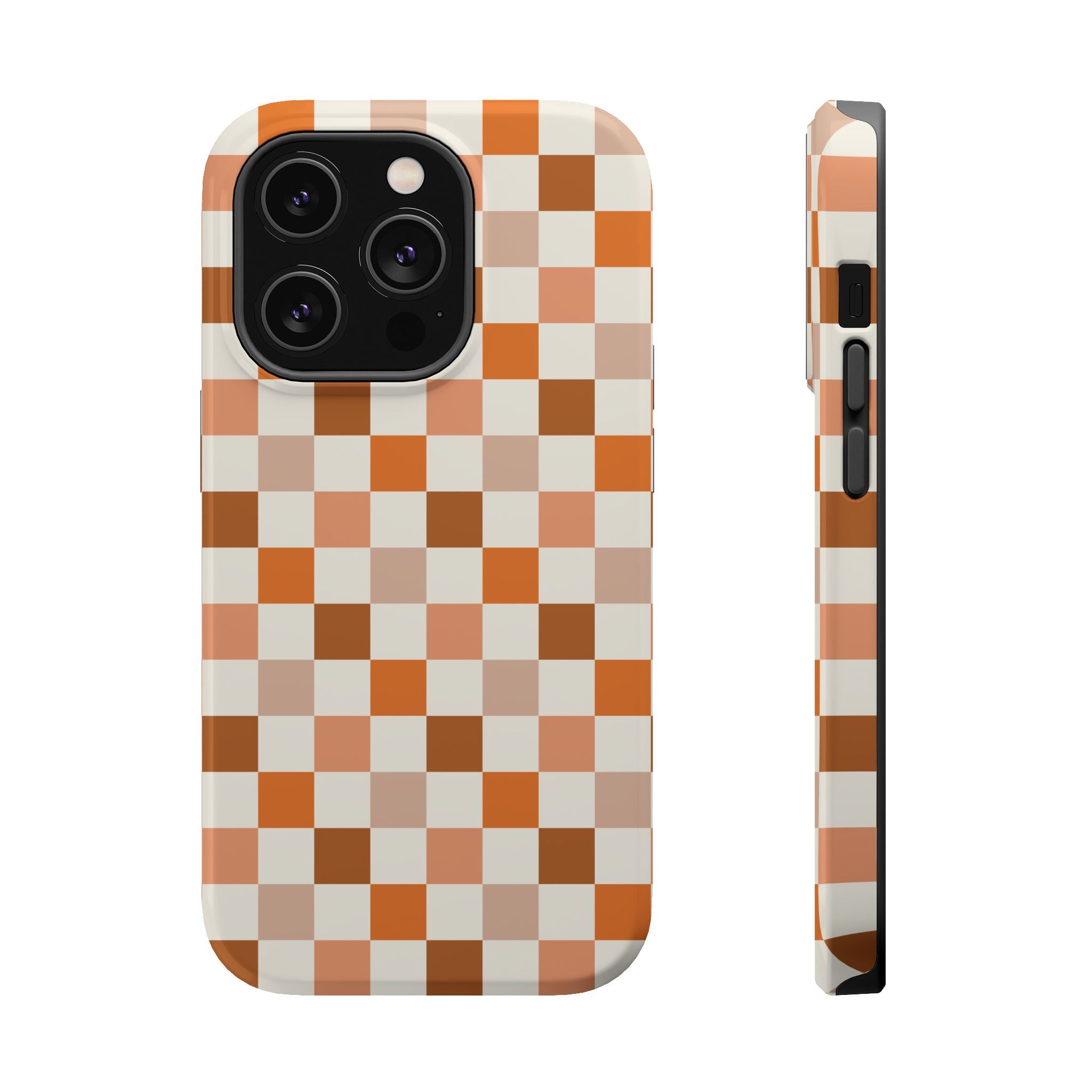 Retro Fall Checker MagSafe Impact Phone Case