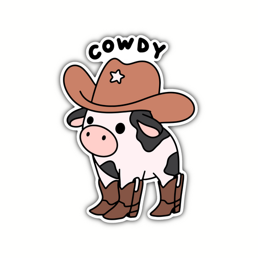 Cowdy sticker