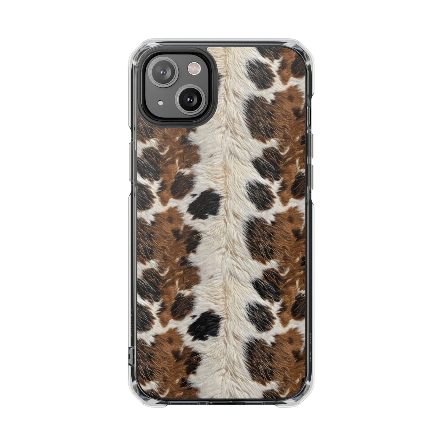 Cowhide Magnetic Clear Impact Cases