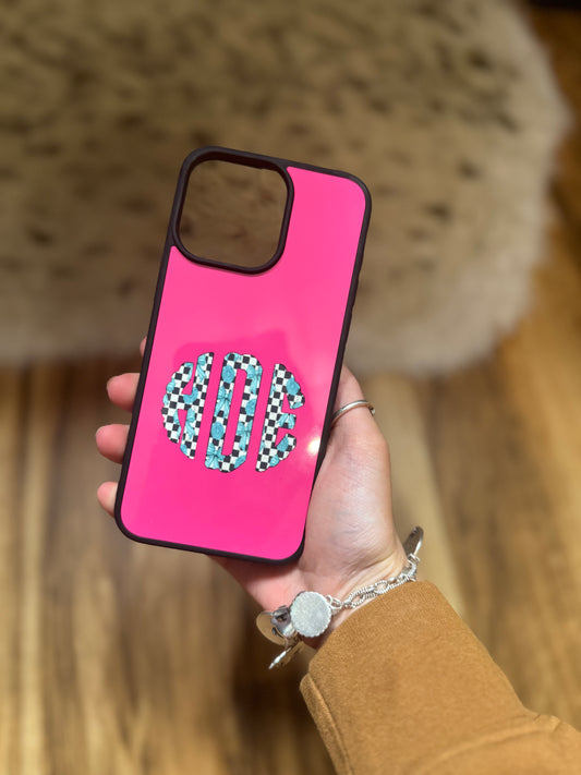 WESTERN MONOGRAM PHONE CASE