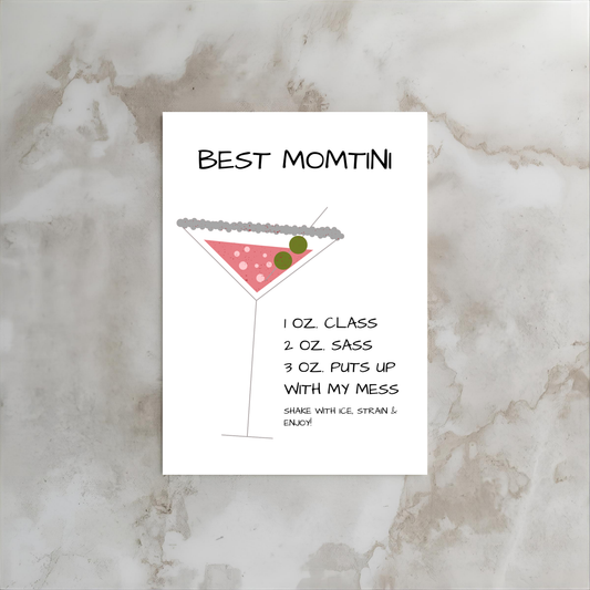 BEST MOMTINI CARD