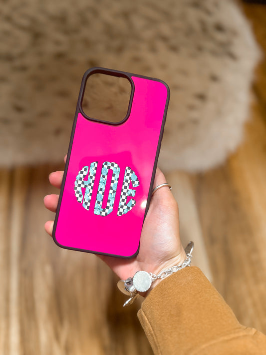 WESTERN MONOGRAM PHONE CASE