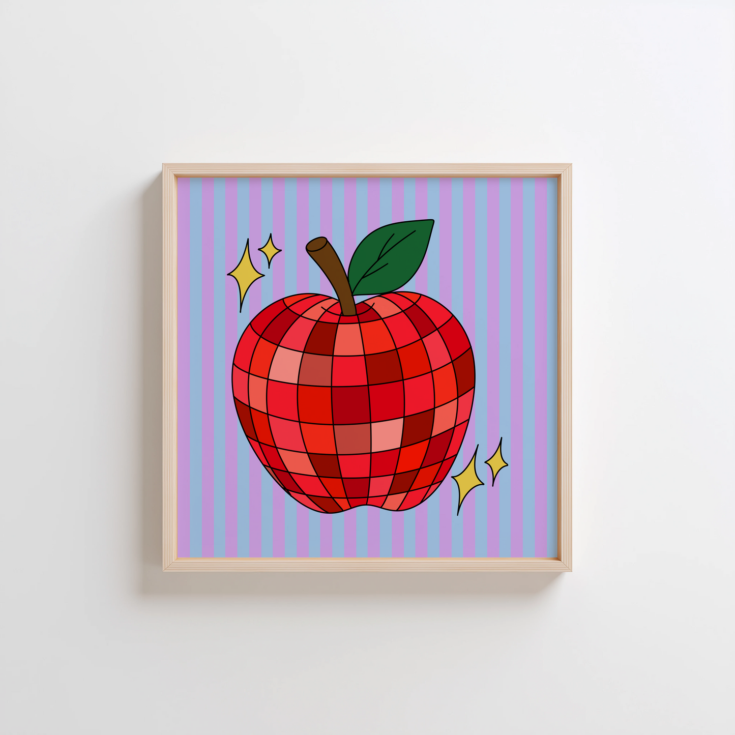 Apple of My Disco Art Print