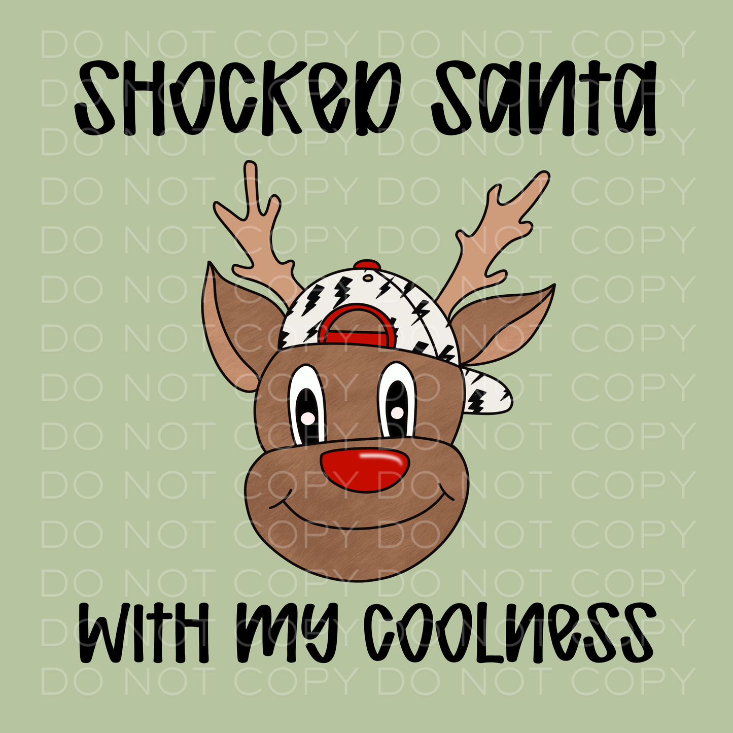 Shocked Santa With My Coolness 2 PNG