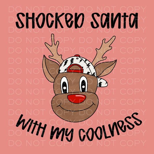 Shocked Santa With My Coolness PNG