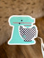 TURQUOISE WESTERN BAKER STICKER