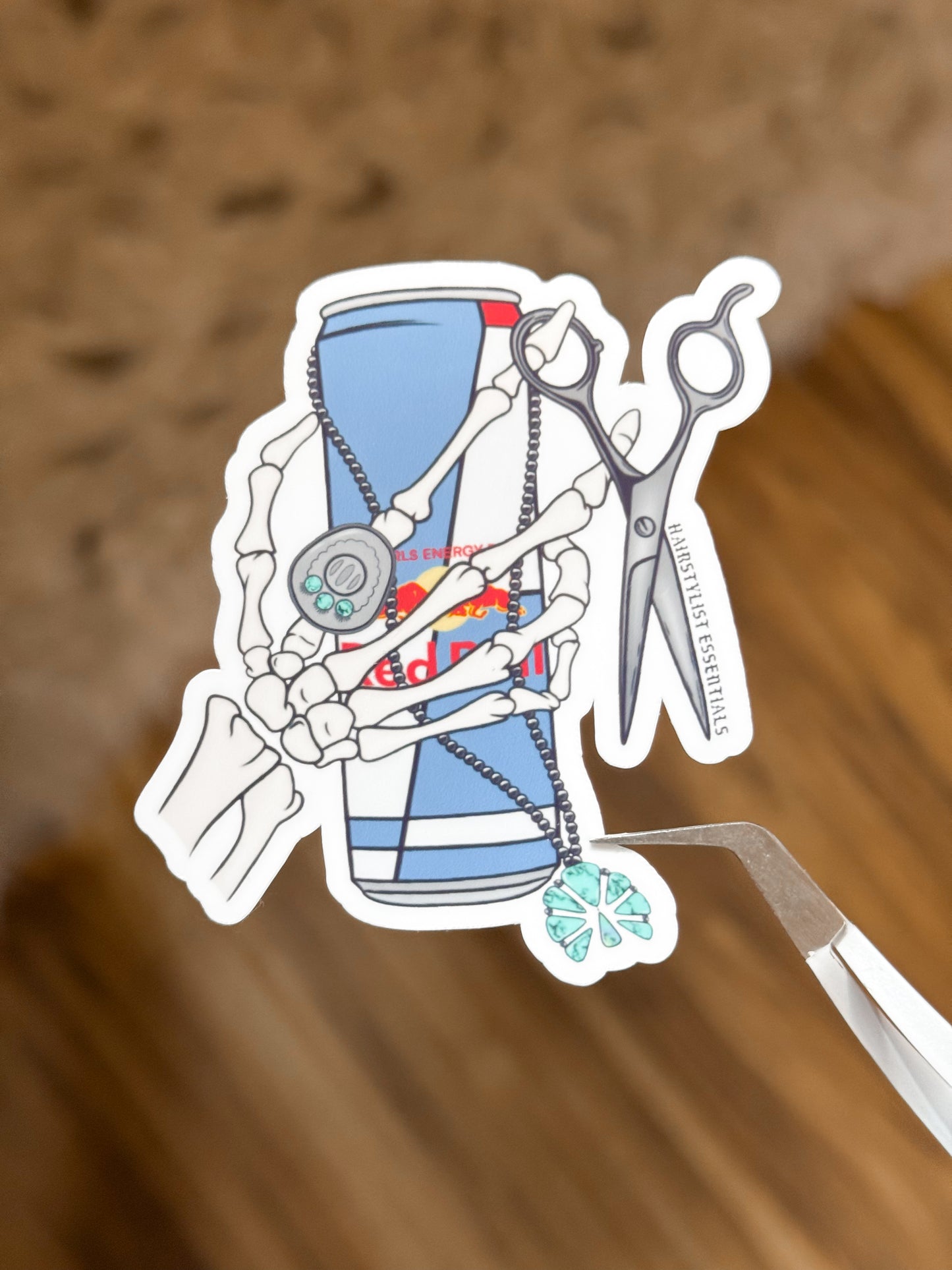 TURQUOISE + REDBULL HAIRSTYLISTS ESSENTIALS STICKER