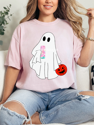 HALLOWEEN GHOST COTTON CANDY ALANI TEE OR CREW