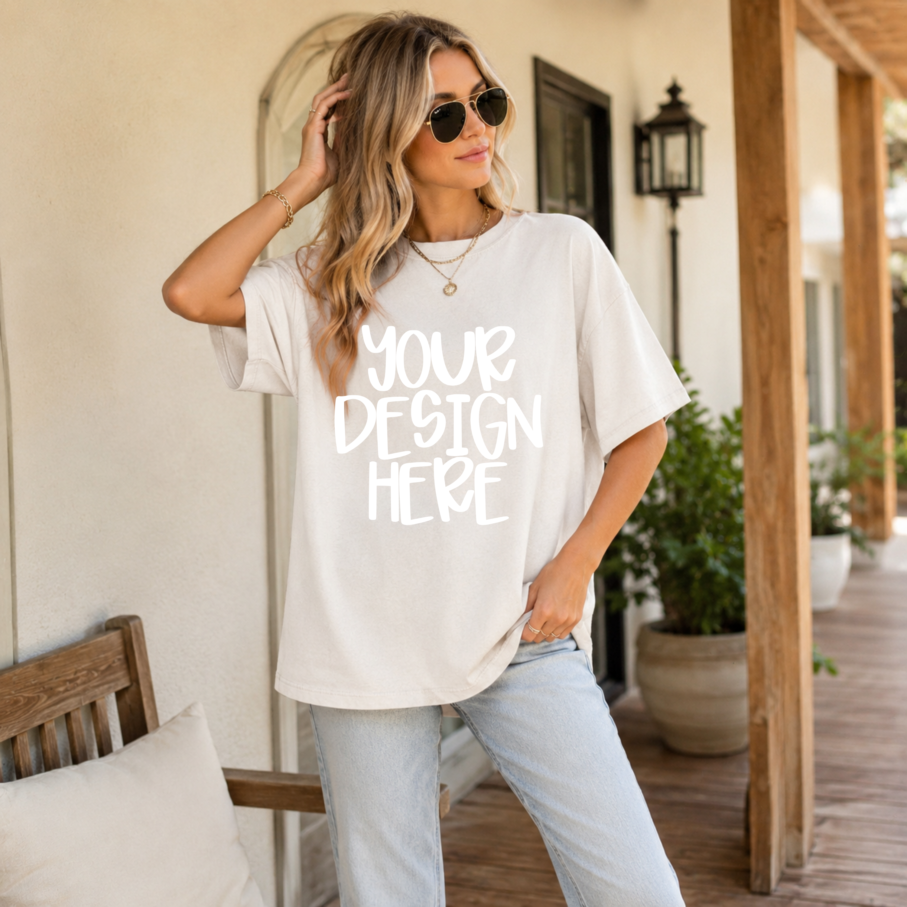 Comfort Colors 1717 Ivory Mockup