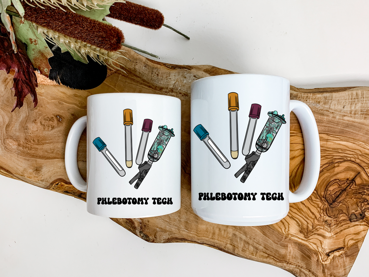 TURQUOISE PHLEBOTOMY TECH MUG