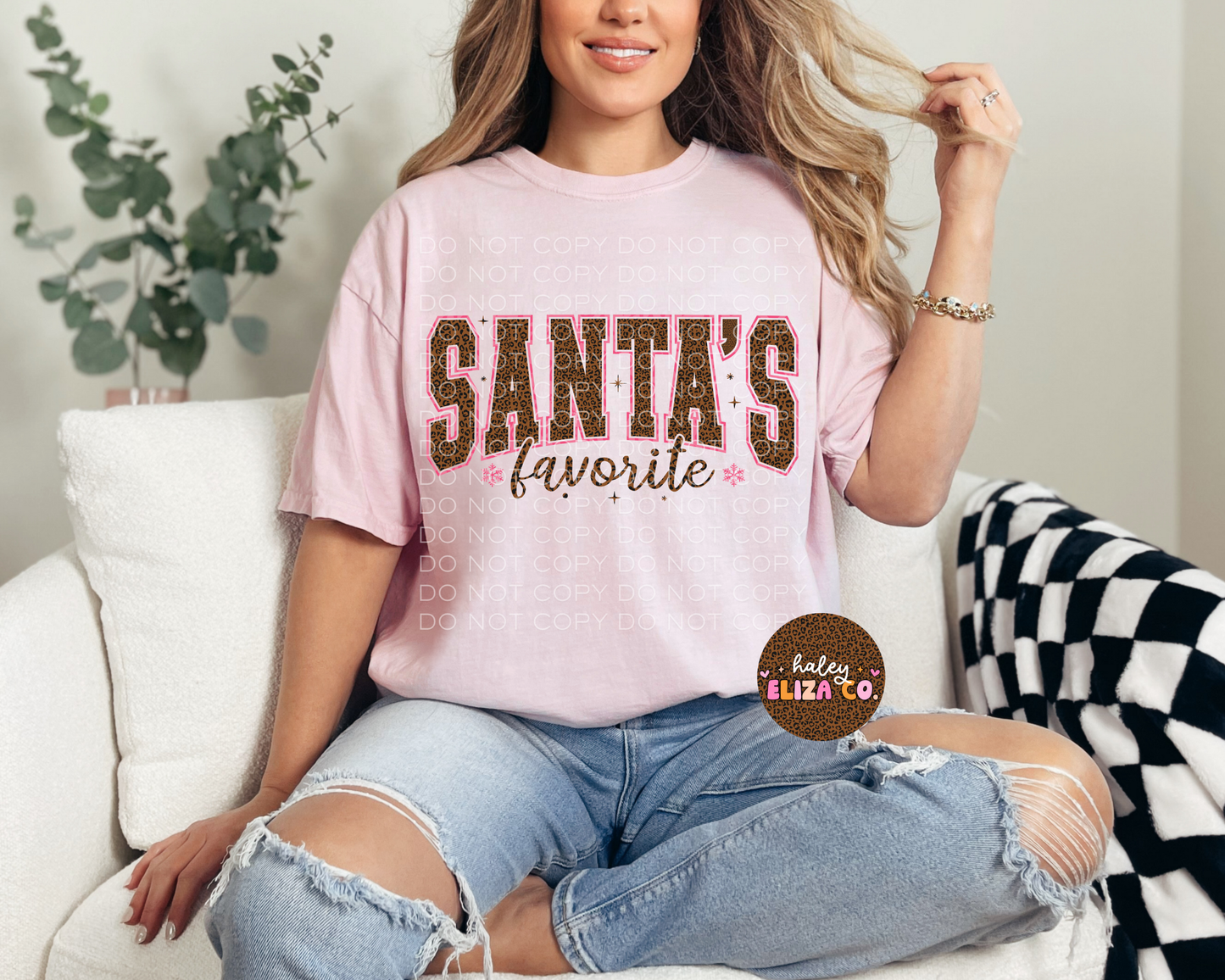 Cheetah Santas Favorite PNG