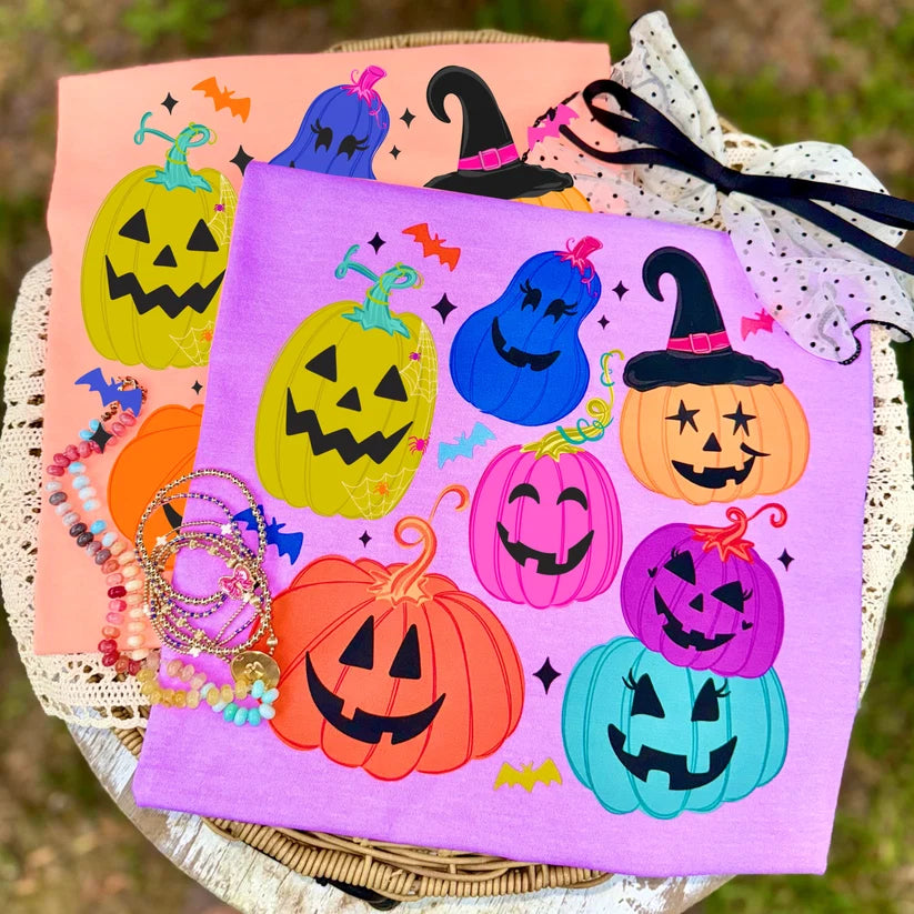 Colorful Pumpkins Tee