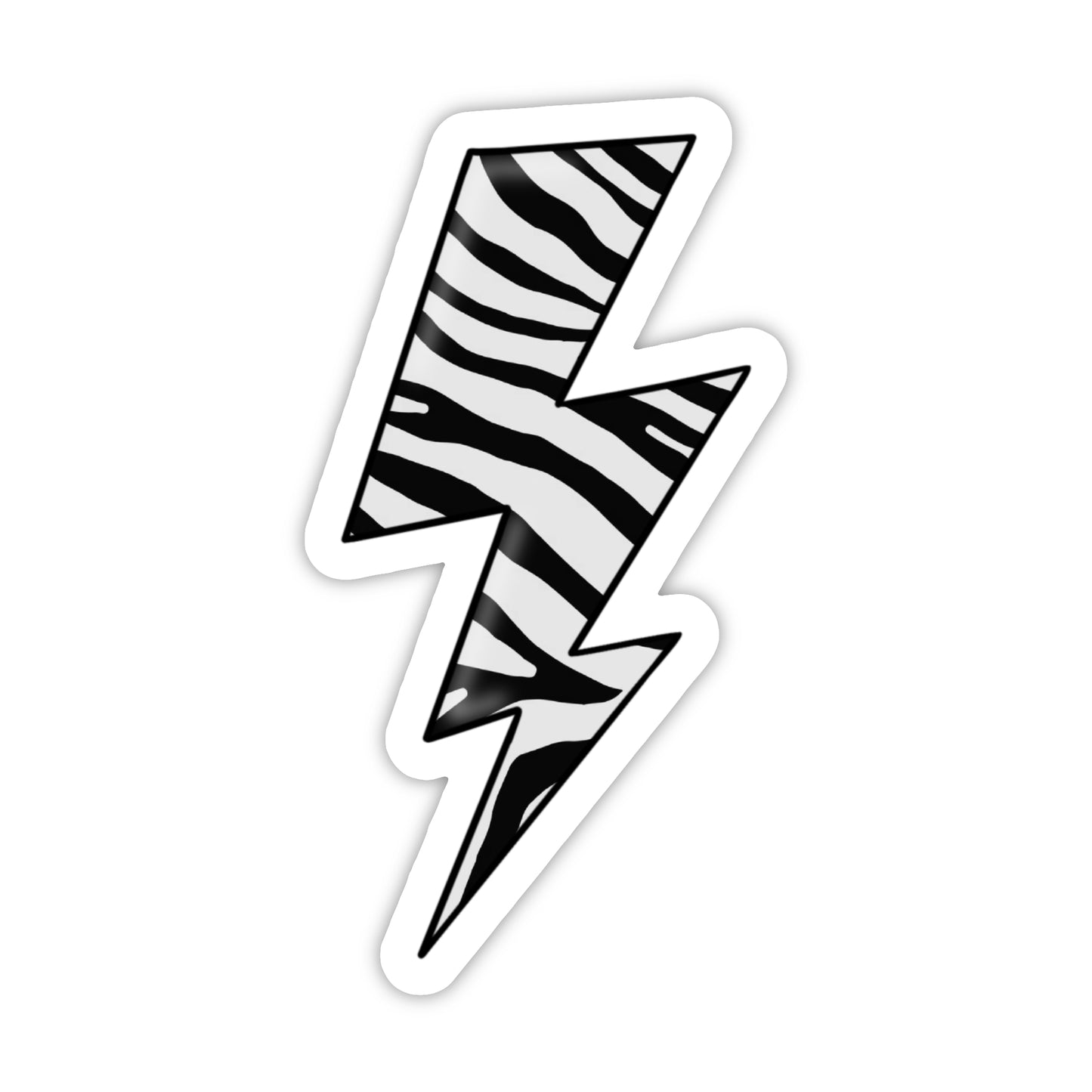 Wild Side Lightning Bolt Sticker