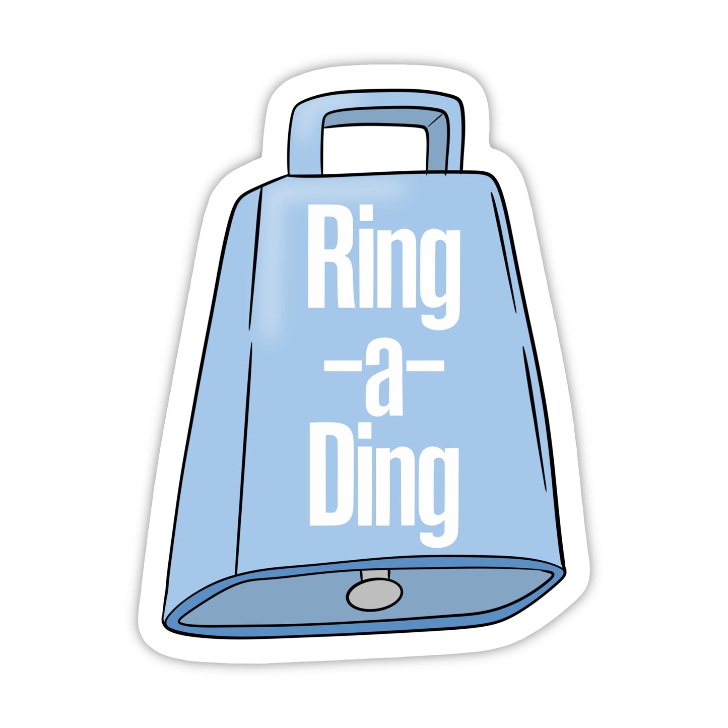 Ring-a-Ding Cowbell Sticker