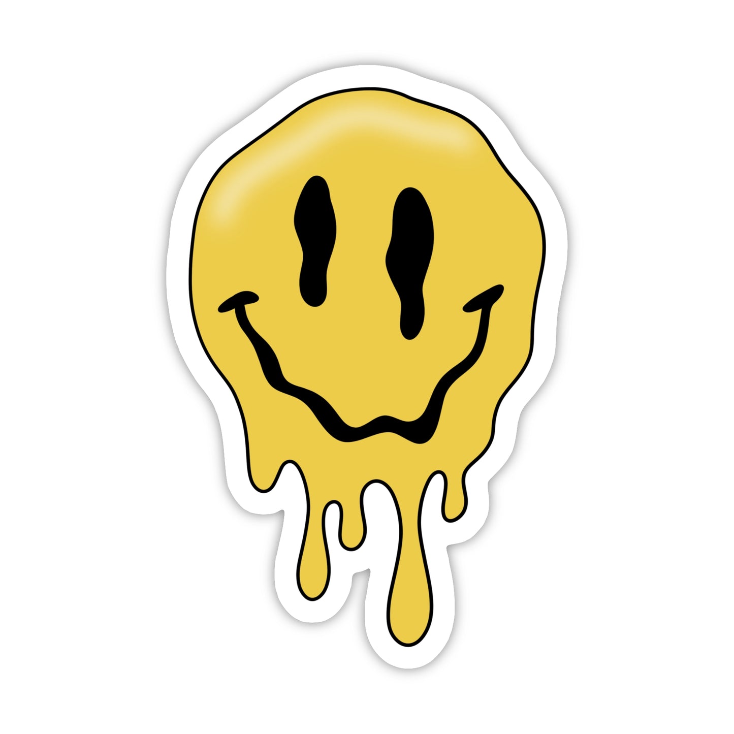 Melting Happy Face Sticker