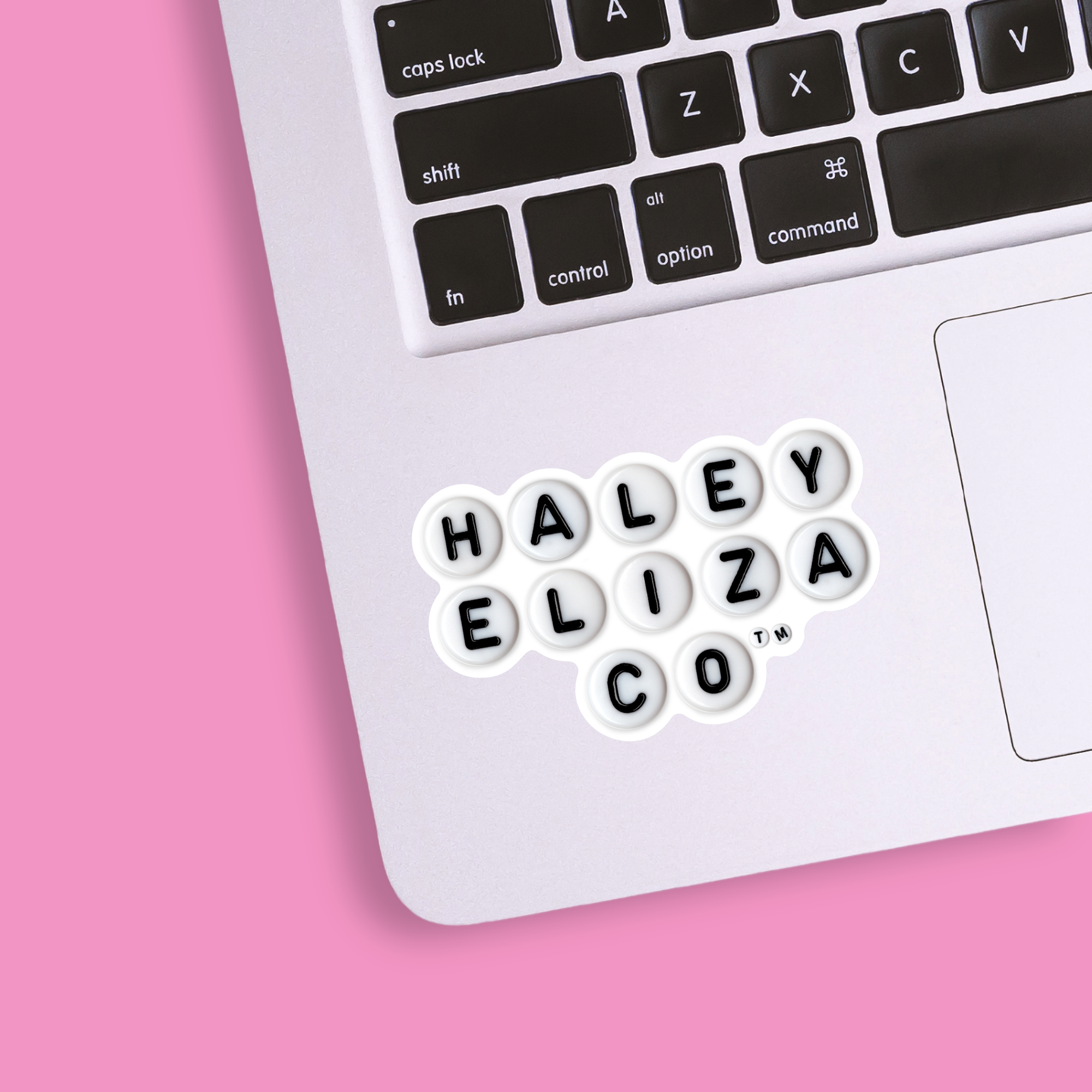 Haley Eliza Co. Beaded Logo Sticker