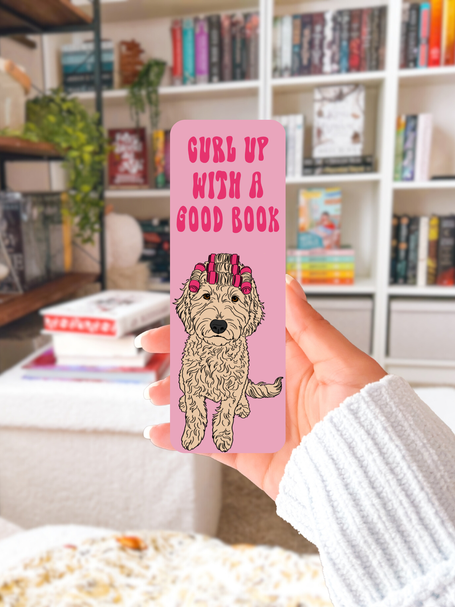 Curl Up With a Good Book Bookmark