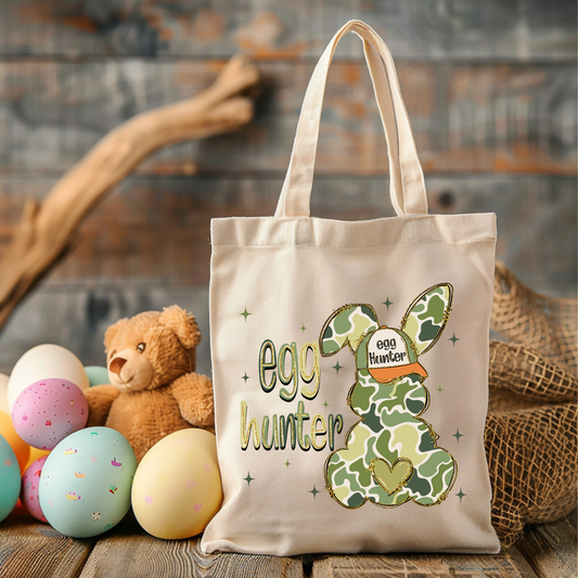 Egg Hunter Easter Tote Bag