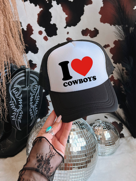 I ❤️ Cowboys Trucker Hat