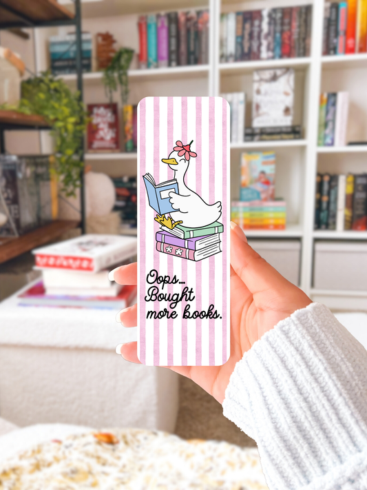 Oops… Bought More Books Bookmark