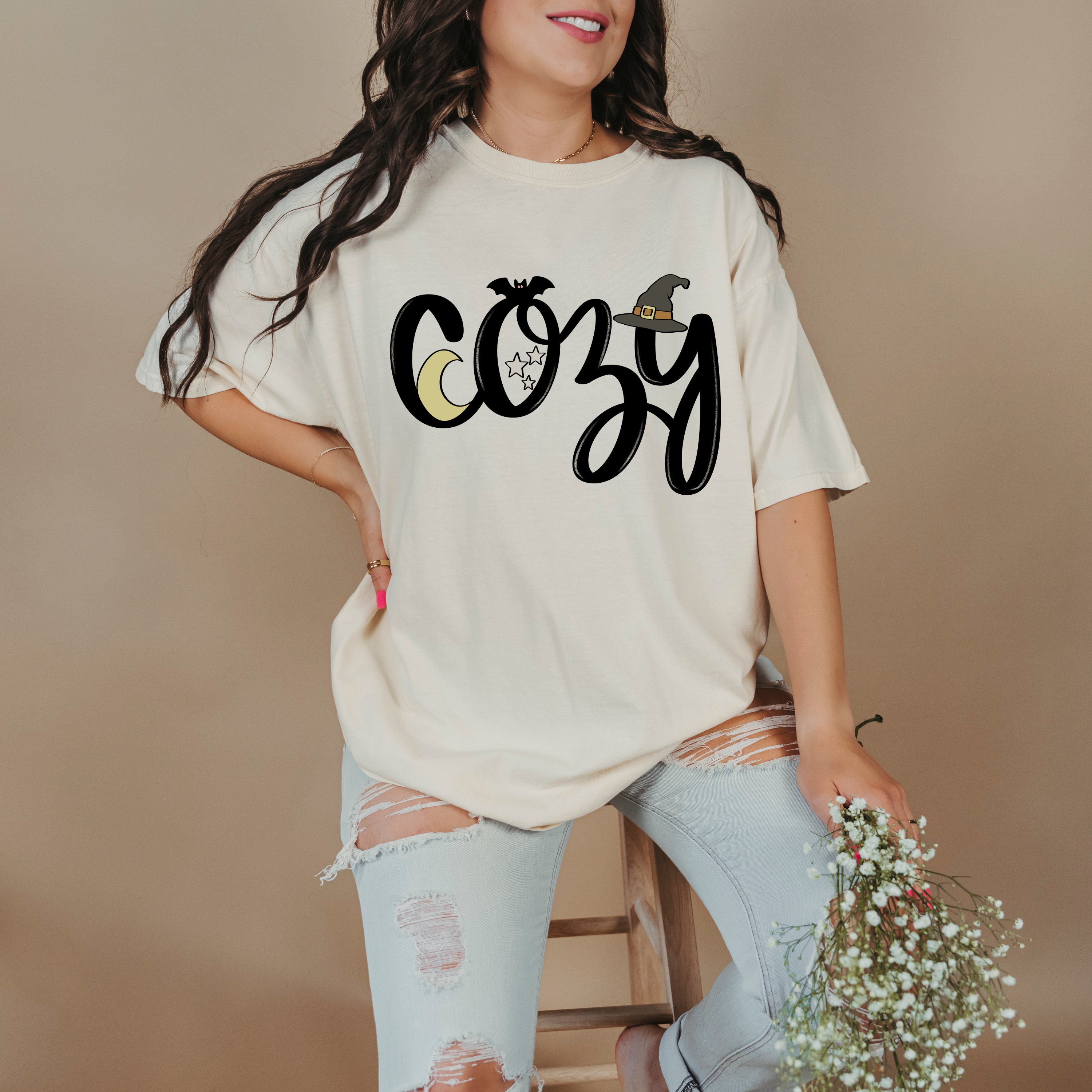 Cozy Under the Moon Tee